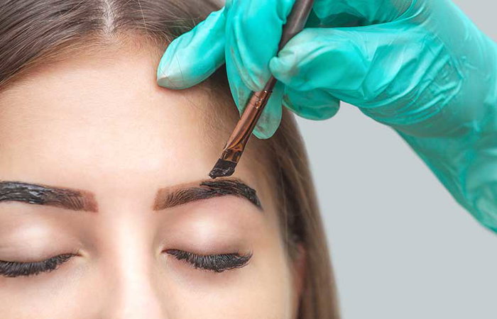 Teinture sourcils 